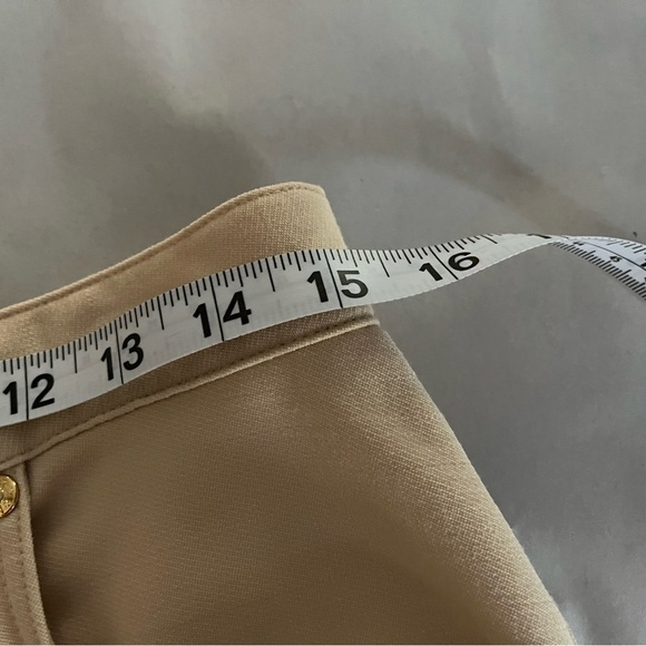 VTG Christian Dior Boutique flat front virgin wool blend cream pants US … - Picture 12 of 15